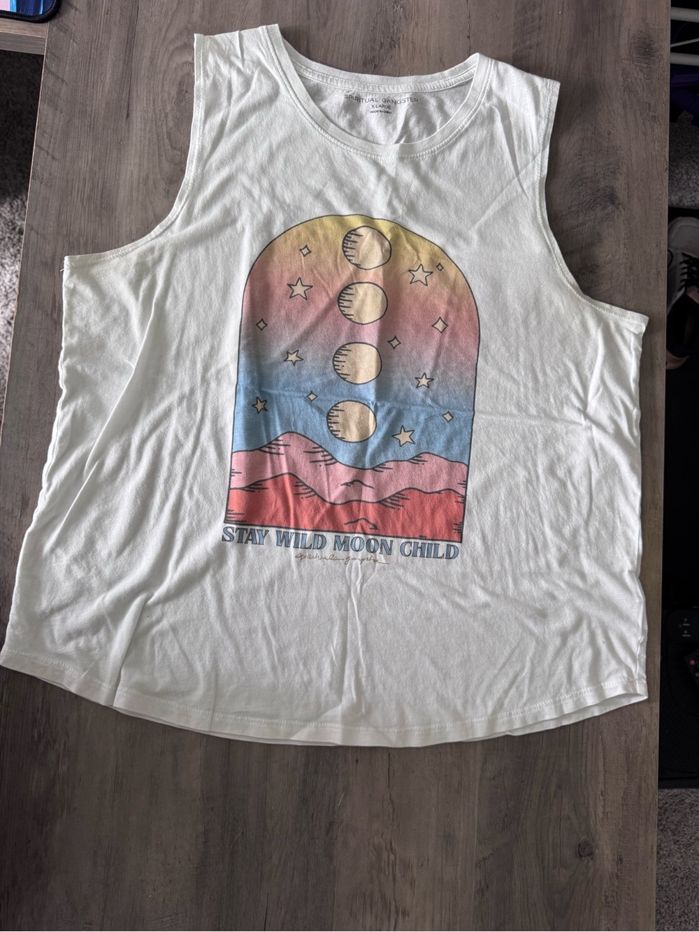 Spiritual Gangster Stay Wild Moon Child Muscle Tank